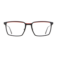 Montatura vista Vanni Occhiali Uomo V4257-C12NERO/ROSSO55 - V4257-C12NERO/ROSSO55